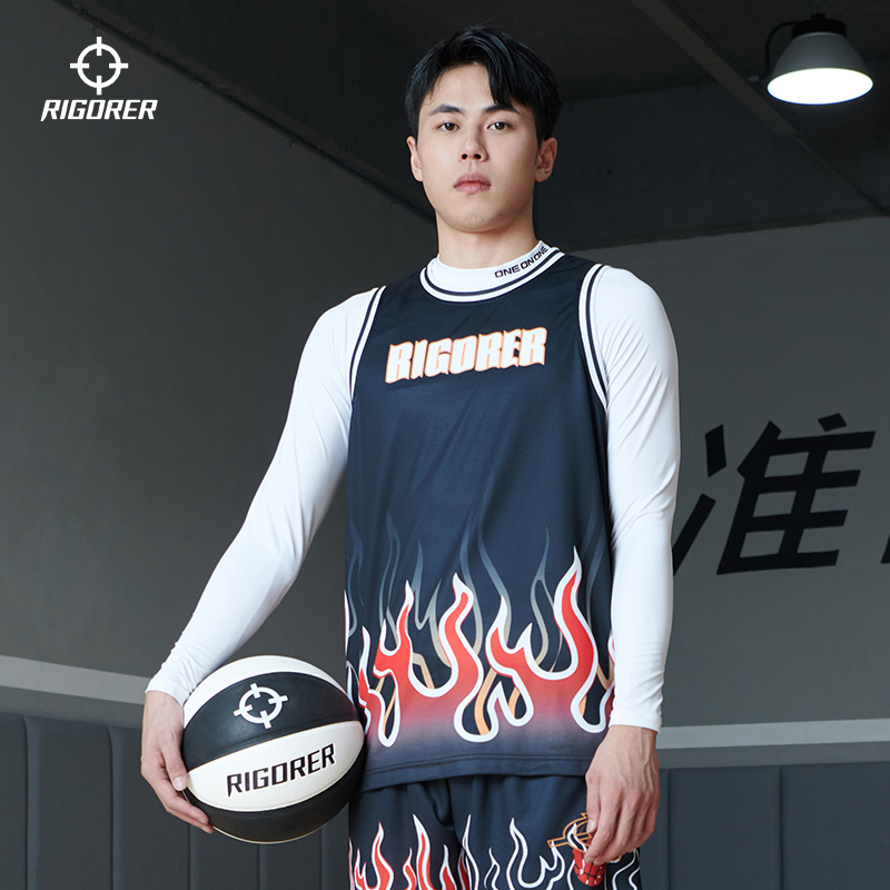 准者2023夏季新品美式篮球运动背心速干训练无袖男款健身投篮透气