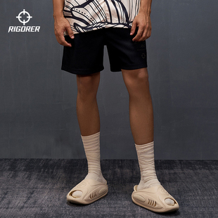 男2025夏季 篮球裤 新款 不过膝美式 针织透气宽松四分裤 准者运动短裤