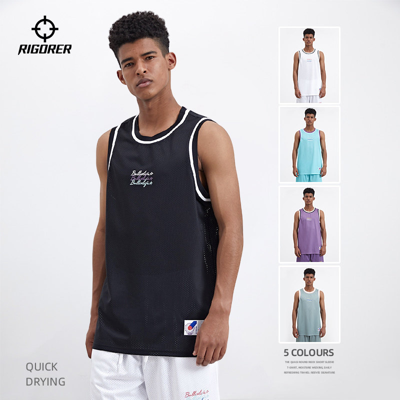 准者篮球背心男美式夏季无袖运动训练篮球服速干透气球衣跑步坎肩