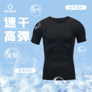 速干篮球锻炼紧身衣体能跑步运动训练短袖 准者健身衣服男半袖 T恤