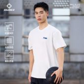 准者官方NBL同款 吸湿速干训练健身薄T恤 新款 投篮服运动短袖 男夏季