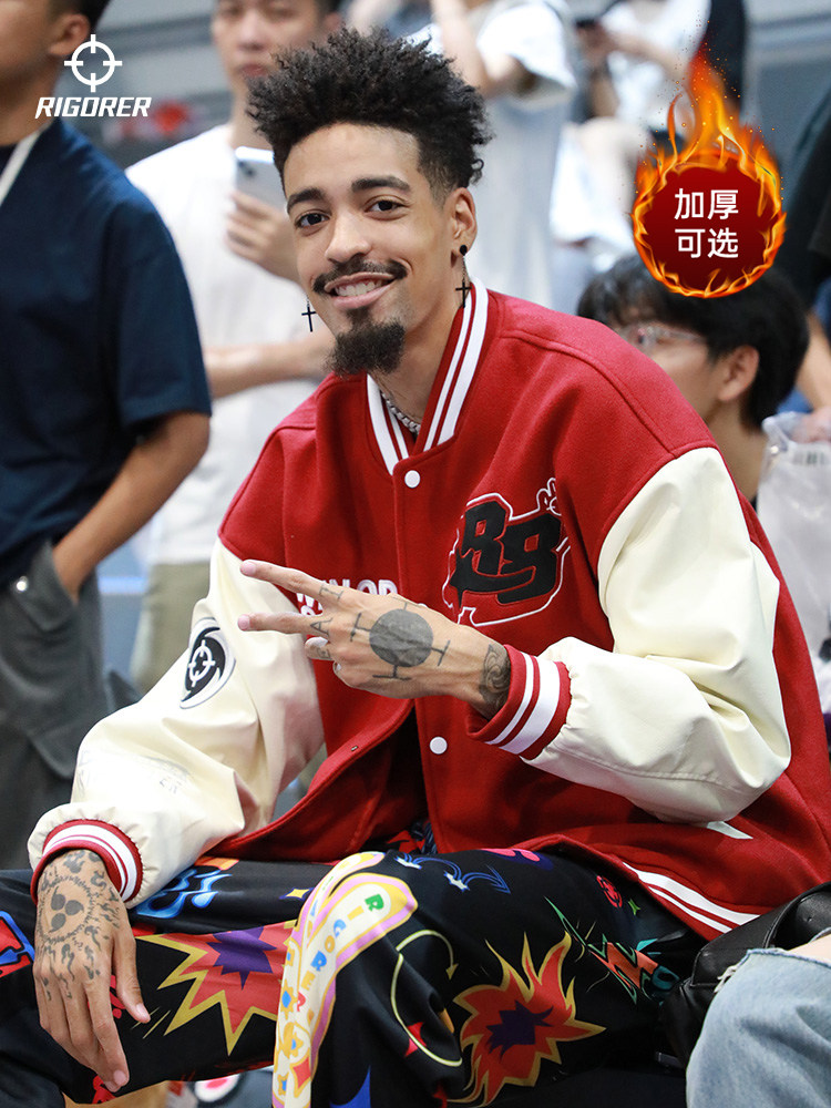 가을 겨울 남성을 위한 올바른 미국 야구 유니폼 새로운 커플 퀼팅 두꺼운 따뜻한 재킷 여성을 위한 면 재킷 비행 재킷