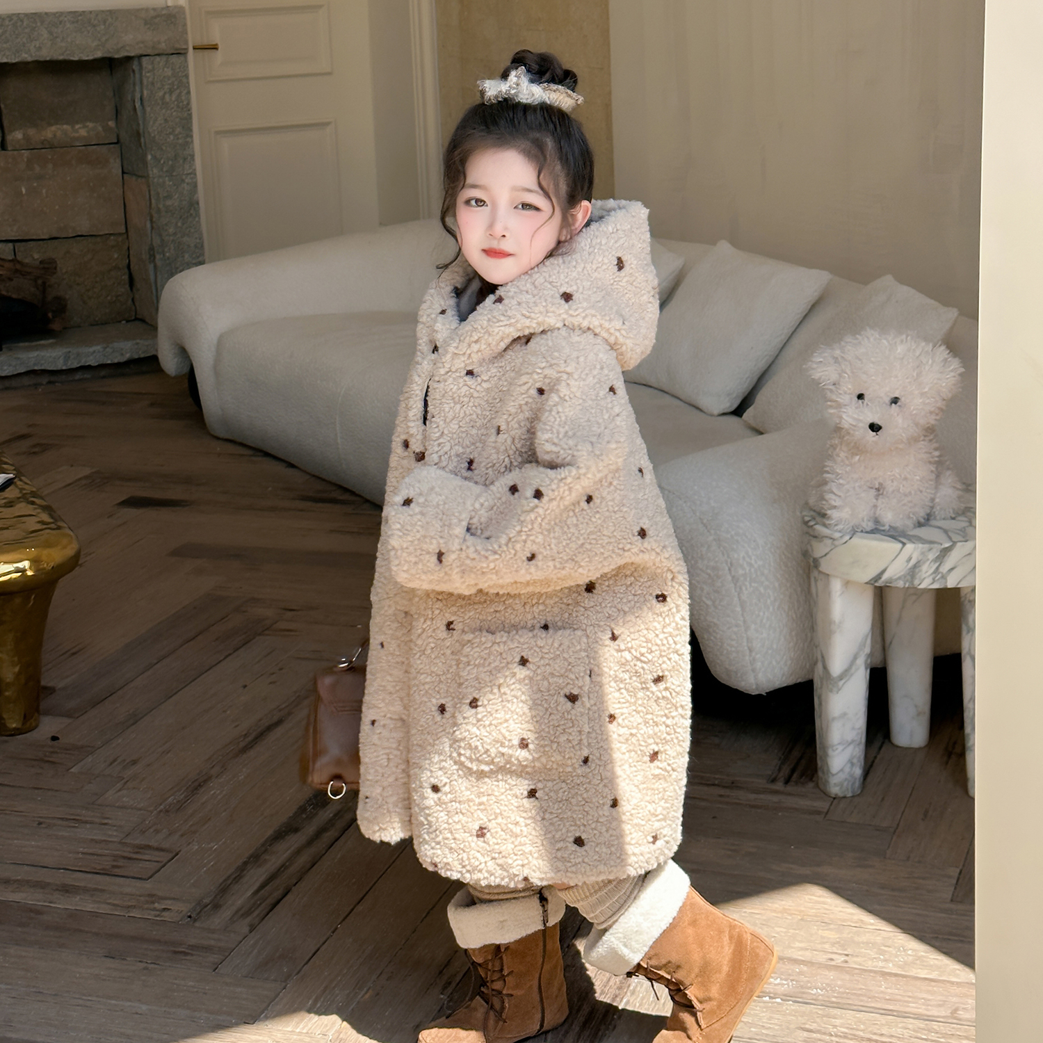 女童2025冬季新款洋气外套