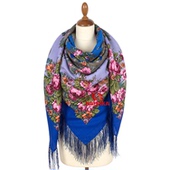 银俄罗斯披肩围巾羊毛丝绸流苏防晒民族风披风大新疆秋冬围脖保暖