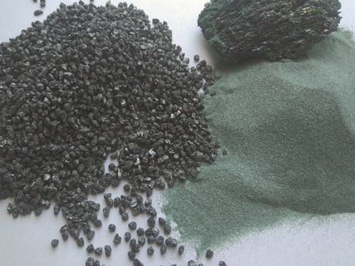 金刚砂100#绿碳化硅(SiC)颗粒沙微分喷砂抛光研磨含量99%耐火材料