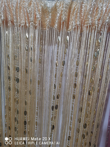 成品纽纹珠线酒店客厅门帘