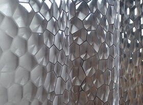 欧式加厚半透明3dpeva浴帘