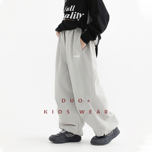 2026春装 裤 男童工装 潮 儿童时髦伞兵裤 中大童长裤 新款 多加潮牌童装