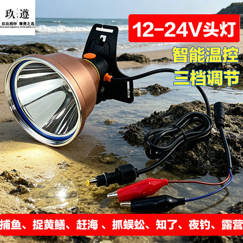12-24伏外接头灯外接电瓶亮度高