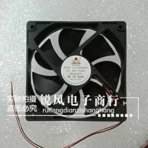 原装FANEC JD-D12025M24S DC24V 0.20A 12cm变频器 静音 散热风扇