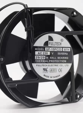 台湾 FULLTECH 福佑 UF-15PC23BTH 230V 29W 17CM 17250 散热风扇