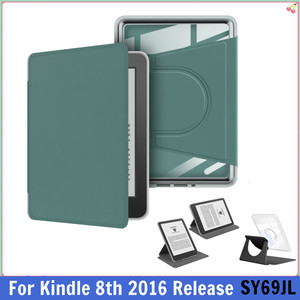 适用老款亚马逊Kindle8代保护套入门版558元咪咕版休眠皮套SY69JL kindle8th磁吸旋转款Kindle X 咪咕版外壳