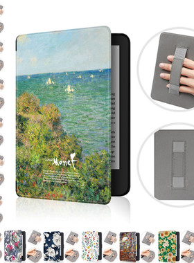适用于亚马逊kindle青春版10代658电子书阅读器彩绘手持保护套kindle10代 2019年版休眠唤醒壳子J9G29R皮套壳