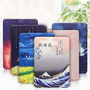 适用kindle 2024 12代保护套paperwhite3亚马逊电子书青春版卡通KPW4外壳kindle11代防摔paperwhite5彩绘皮套