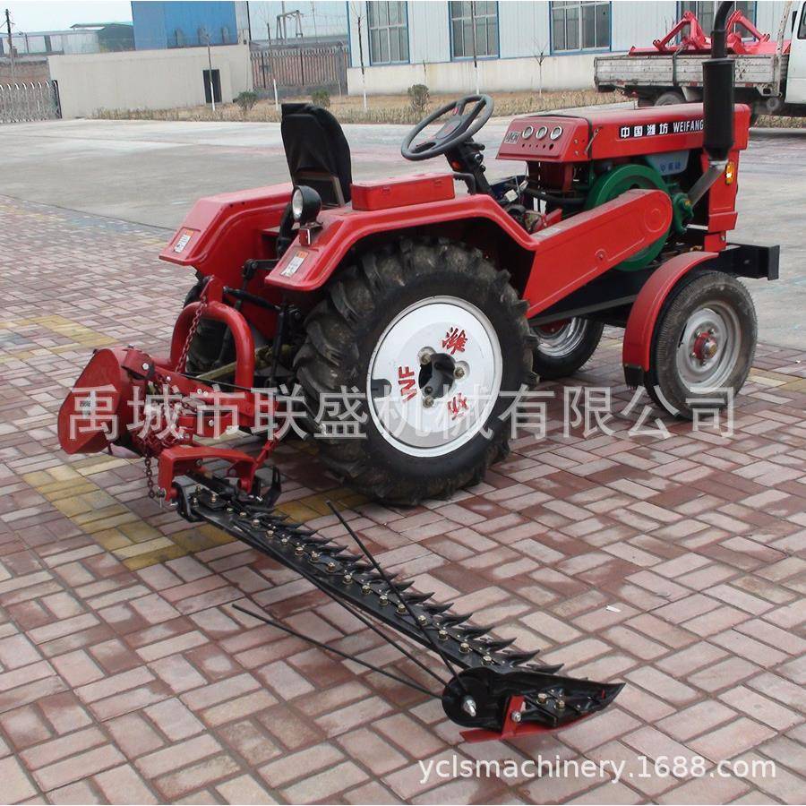 9G往复式牧草收割机玉米小麦秸秆切割机剪刀式割草机苜蓿收获机器