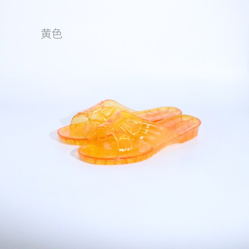 女士外穿透明塑料新款夏季水晶鞋