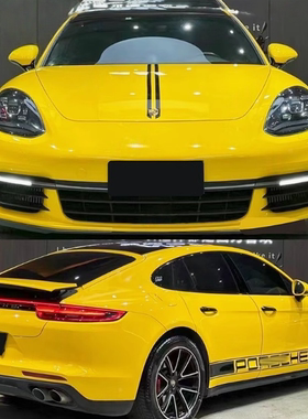适用于保时捷帕拉梅拉车贴拉花 Panamera4S改装车身装饰贴纸帕美