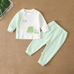儿童打底内衣睡衣套装 男女宝宝内衣两件套春秋季 婴儿纯棉秋衣秋裤