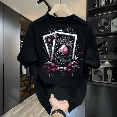 纯棉美式复古hiphop潮牌宽松上衣