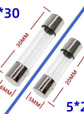 汽车保险丝管12V24V通用型汽车保险管10A 250V 5*20mm保险丝管