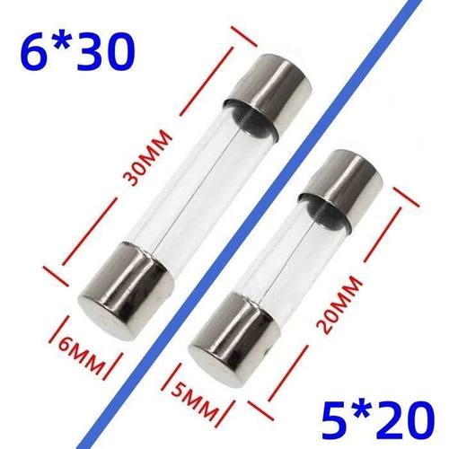 汽车保险丝管12V24V通用型汽车保险管10A 250V 5*20mm保险丝管