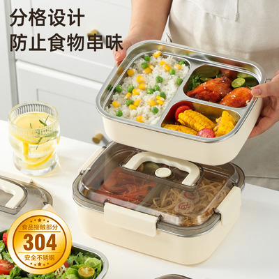 新款轻便可微波炉加热饭盒