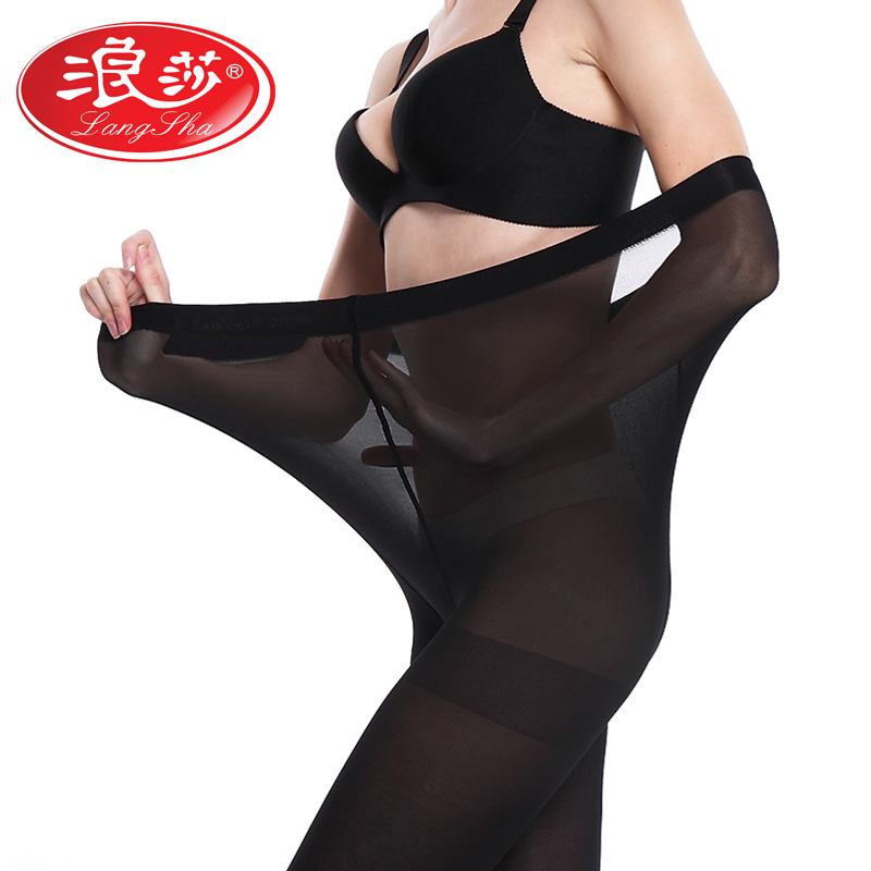 浪莎大码打底连裤袜春秋中厚丝袜
