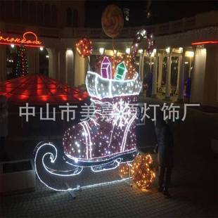 春节户外景观灯文字图腾造型灯国风节日草坪亮化led装饰灯