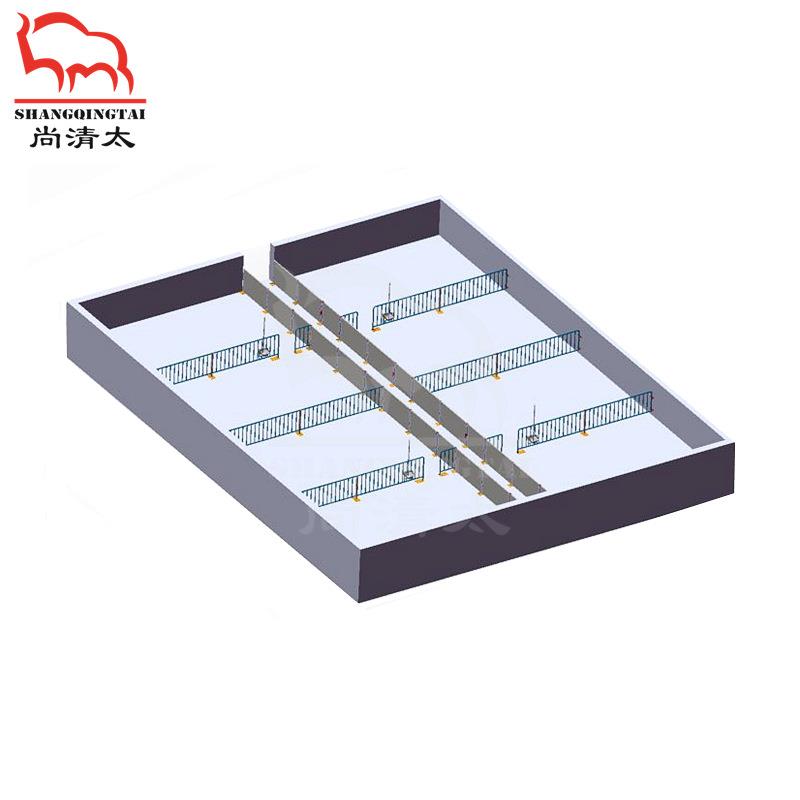 育肥大栏肥猪栏整体热浸锌金属栏位养猪围栏畜牧机械设备