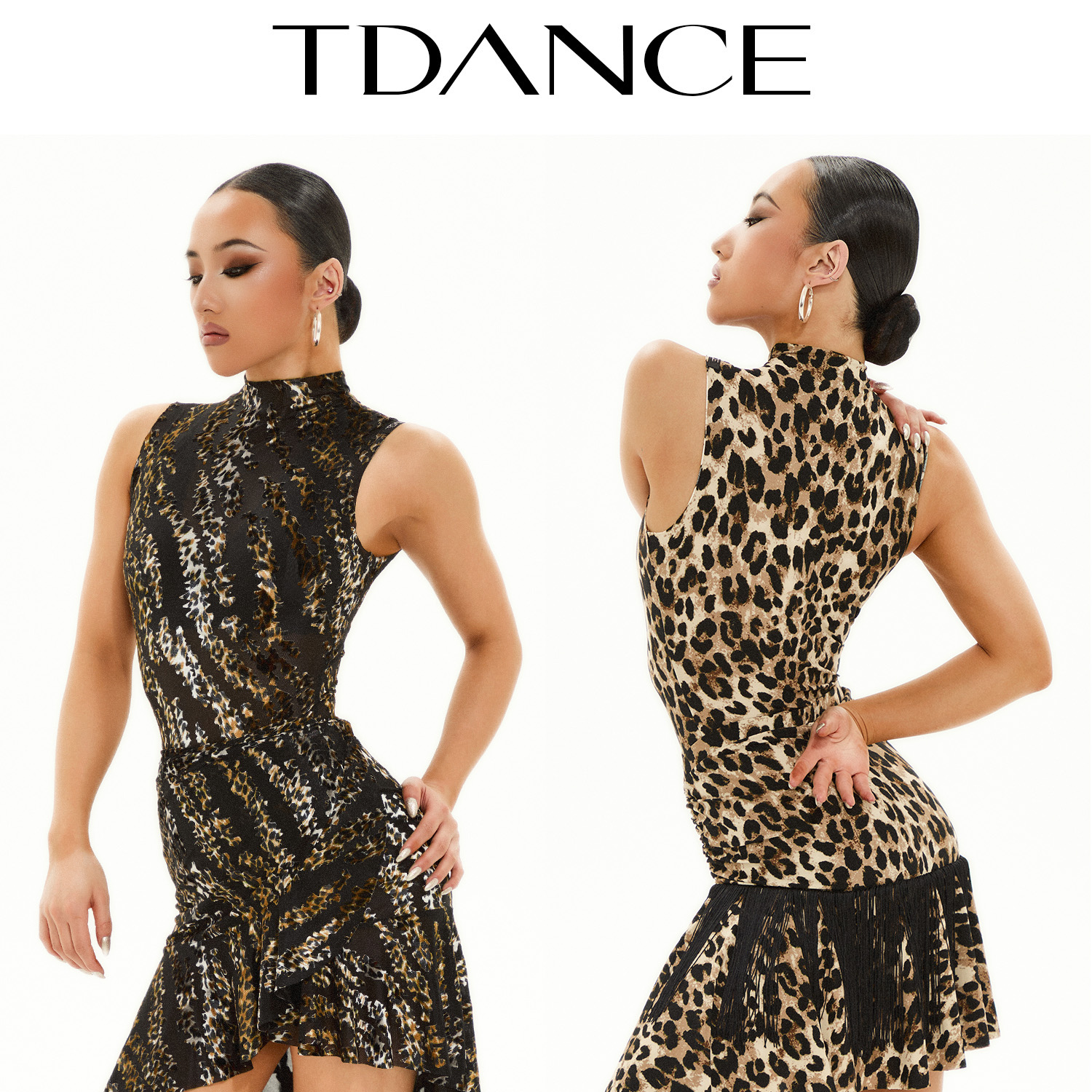 TDANCE国标舞表演班服上衣