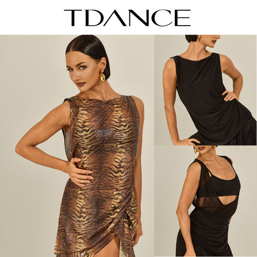 TDANCE女斜摆两穿外搭