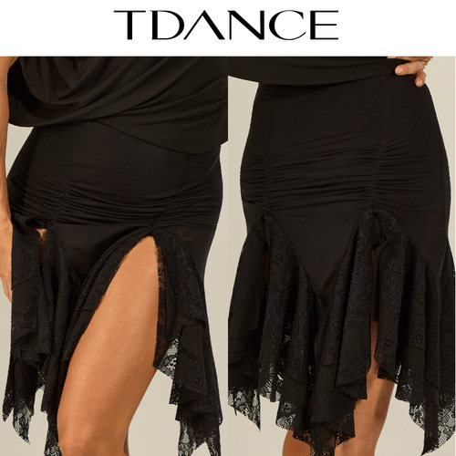 TDANCE女多片蕾丝半裙