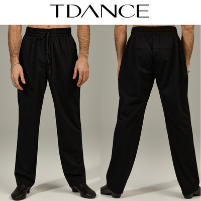 TDANCE松紧抽绳收脚运动裤