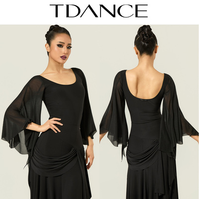 TDANCEU领飘片袖连体上衣
