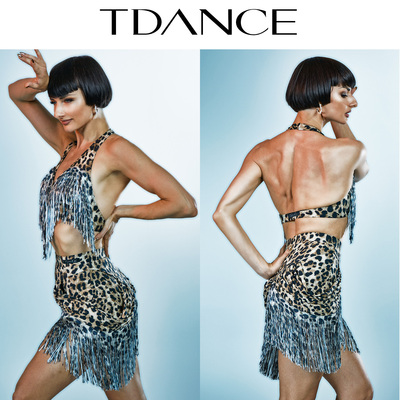 TDANCE腰间堆叠流苏半裙