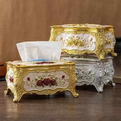 欧式高档抽纸盒家用客厅卧室