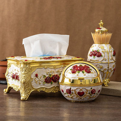 欧式纸巾盒烟灰缸牙签筒创意