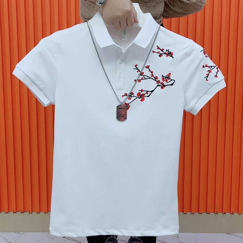 痞帅POLO衫短袖男夏季韩版个性