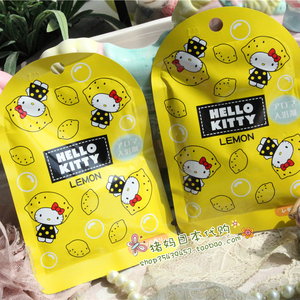 日本购入Sanrio KITTY 精油系 嫩肤美肌保湿入浴剂 浴盐30g柠檬香