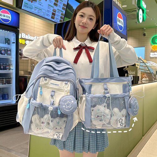 高颜值书包女生大容量轻便双肩包