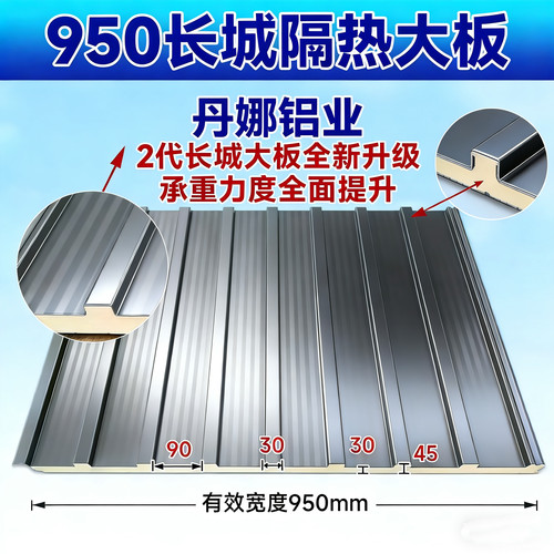 铝合金长城板双层隔热