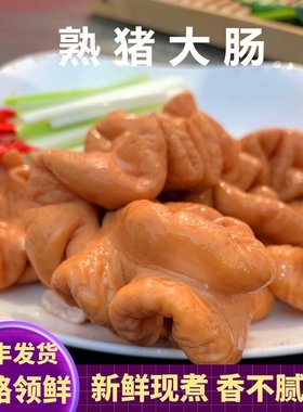 熟猪大肠肥肠卤味香不腻口
