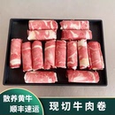 牛肉片 新鮮牛肉卷 肥牛片 鮮嫩肥牛卷 烤肉火鍋食材 500g