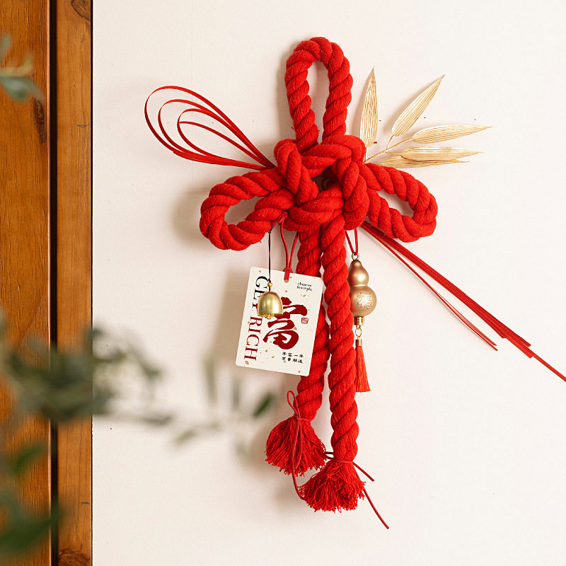 中国结挂饰新年装饰挂件过年万字结绳结材料包乔迁入户门挂布置,节庆用品/礼品,中国结,淘宝优惠券,粉丝福利购,淘宝优惠卷