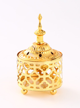 金属香炉铁艺摆件，创意室内香薰