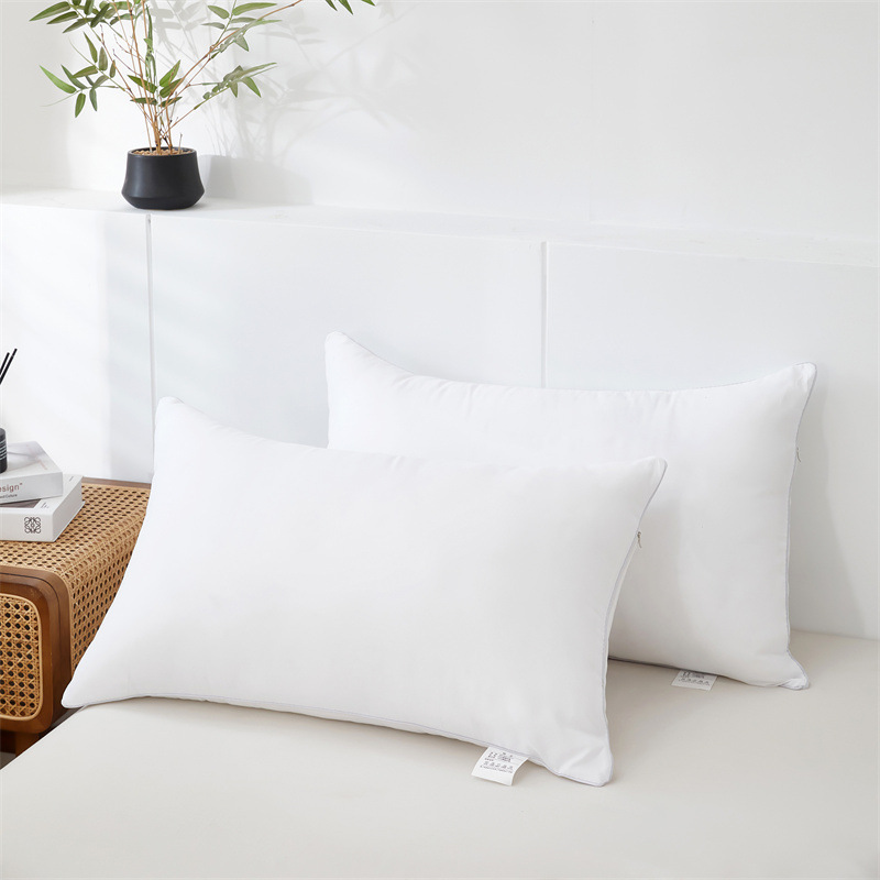 枕芯一对装家用纯白枕头酒店民宿医院纯白枕宿舍单双人会销枕头芯