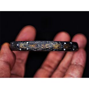 真言手镯 六甲秘祝真九字复古风做旧时尚原创手造个性送朋友礼物