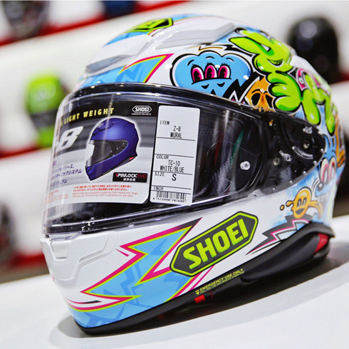日本shoeiz8现货21新款红蚂蚁认证摩托车机车头盔赛道跑盔全盔