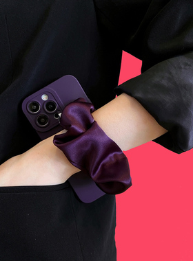 14C适用小米17手机壳K80红米Turbo3丝巾手腕带Redmi Note15 14 13R 11T弹力K40K30K60K50K70至尊版15C紫色12C