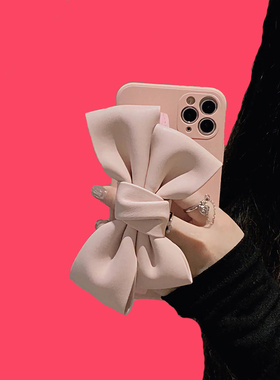 适用OnePlus一加Ace5手机壳13T 12 11蝴蝶结手腕带Ace5Pro至尊版Ace3粉红色Ace2女款Ace3V防摔9RT软8T套Ace2V